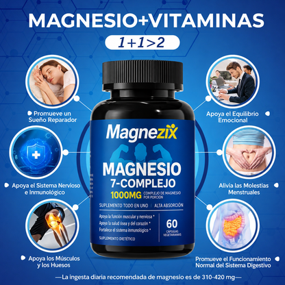 Magnezix Magnesio 7-Complejo 1000 mg