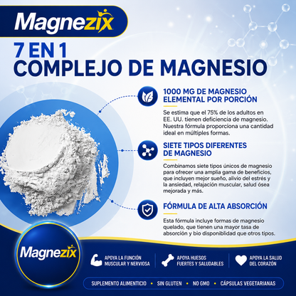 Magnezix Magnesio 7-Complejo 1000 mg
